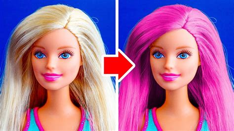 diy doll makeup|barbie needs a makeover videos.